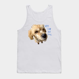 suspicious puppy Tank Top